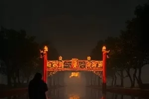 《灯塔之外》剧集卡片封面：远处灯塔与海岸线